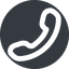 Up, wide, solid, circle, phone, call, dial, number, phone-wide, telephone icon