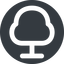 Wide, solid, circle, tree, forest, tree-wide icon