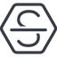 Line, normal, hexagon, text, type, editor, font, typography, font-style, strikethrough, strike icon