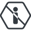 Line, down, normal, hexagon, mark, warning, exclamation, straight, prohibited, info, exclamation-mark icon