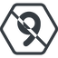 Line, down, normal, hexagon, prohibited, number, font, digit, 6, six, 9, nine icon
