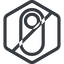 Line, right, normal, hexagon, setting, prohibited, apple, on, off, ios, switch, button, radio icon