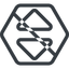 Line, up, normal, hexagon, prohibited, order, sort icon