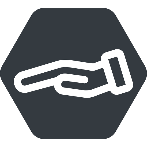 Giving hand icon by Friconix (fi-hnsdxl-giving-hand) down,normal,solid ...