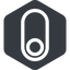 Left, normal, solid, hexagon, setting, apple, on, off, ios, switch, button, radio icon