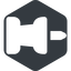 Left, normal, solid, hexagon, thumbtack, pin, unpin, thumbtack-solid icon