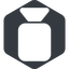 Left, normal, solid, hexagon, youtube, video, camera, film, movie, videocamera, videocamera-solid icon