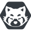 Normal, solid, hexagon, logo, brand, brands, wolf, open-source, development, abandonware, elypia icon