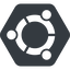 Normal, solid, hexagon, open, source, os, distribution, linux, canonical., ubuntu icon