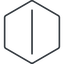 Thin, line, right, hexagon, minus, remove, sub, substract, collapse, minus-thin, -, less icon