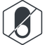 Thin, line, left, solid, hexagon, setting, prohibited, apple, on, off, ios, switch, button, radio, switch-solid icon