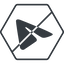 Thin, line, hexagon, logo, brand, horizontal, mirror, message, social, network, prohibited, messenger, phone, brands, paper, messaging, app, plane, airplane, aeroplane, telegram, submit, send icon