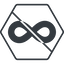 Thin, line, hexagon, symbol, prohibited, math, mathematics, mathematical, infinity, always, infinite, maths, loop, infinity-solid icon