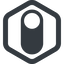 Line, right, wide, solid, hexagon, setting, apple, on, off, ios, switch, button, radio, switch-solid icon