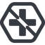 Line, wide, hexagon, plus, add, new, prohibited, medical, plus-solid, create, addition, +, more, medic icon