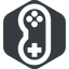 Left, wide, solid, hexagon, horizontal, mirror, game, gaming, games, gamepad, pad, joystick, gamepad-wide icon
