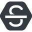 Wide, solid, hexagon, text, type, editor, font, typography, font-style, strikethrough, strike, strikethrough-wide icon