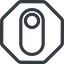 Line, right, normal, octagon, setting, apple, on, off, ios, switch, button, radio icon