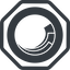 Line, normal, octagon, cms, ecommerce, site, marketing, core, dxp, wcm, sitecore icon