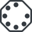 Line, up, normal, octagon, spinner, spin, wait, load, loading, loader icon