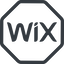 Line, normal, octagon, website, store, blog, ecommerce, hosting, domain, wix icon