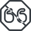 Line, down, normal, octagon, mark, prohibited, quote, quotation, citation, quotation-mark, double-quotes icon