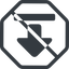 Line, down, normal, octagon, uploaded, uploading, prohibited, upload-solid icon