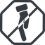 Line, right, normal, octagon, prohibited, healthcare, help, care, gift, hand, giving, giving-hand, love, give, giving-hand-solid icon