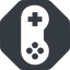 Right, normal, solid, octagon, horizontal, mirror, game, gaming, games, gamepad, pad, joystick, gamepad-solid icon