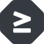 Normal, solid, octagon, horizontal, mirror, symbol, less, math, mathematics, greater, than, greater-than, less-than, greater-than-equal, less-than-equal, comparison, inequality, mathematical, smaller, bigger, less-than-equal-solid, equal, maths icon