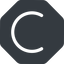 Right, normal, solid, octagon, copy, law, copyright, lience, c icon