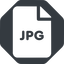 Normal, solid, octagon, image, file, photo, picture, jpg, file-jpg, file-jpg-solid, photography, graphic, bitmap icon