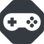 Up, normal, solid, octagon, game, gaming, games, gamepad, pad, joystick, gamepad-solid icon