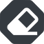 Normal, solid, octagon, remove, eraser, erase, rubber, rubber-alt icon