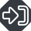 Up, normal, solid, octagon, sign, in, signin, login, log, log-in, connection, sign-in-solid, go-in, connect, sign-in icon