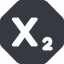 Normal, solid, octagon, text, editor, subscript-solid, subscript icon