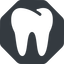 Up, normal, solid, octagon, cog, medical, health, care, medic, clinical, tooth, molar, dental, dentist, stomatology, teeth, tooth-solid icon