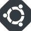 Normal, solid, octagon, open, source, os, distribution, linux, canonical., ubuntu icon