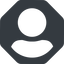 Normal, solid, octagon, user, man, woman, person, user-circle-solid, auth, authentification icon