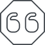 Thin, line, down, octagon, mark, quote, quotation, citation, quote-thin, quotation-mark, double-quotes icon