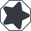 Thin, line, right, solid, octagon, star, rate, rating, star-solid, favorite icon