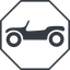 Thin, line, octagon, horizontal, mirror, car, dune, buggy, meyers, manx, volkswagen, vw, dune-buggy-solid icon