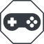 Thin, line, up, solid, octagon, game, gaming, games, gamepad, pad, joystick, gamepad-solid icon