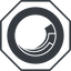 Thin, line, octagon, cms, ecommerce, site, marketing, core, dxp, wcm, sitecore icon