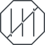 Thin, line, right, octagon, three, prohibited, menu, collapse, bars, bar, expand, list, three-bars-thin, burger, hamburger icon