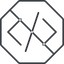 Thin, line, solid, octagon, code, prohibited, html, text, editor, source, source-code, xml, code-thin icon