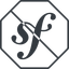 Thin, line, octagon, logo, brand, php, framework, prohibited, symfony icon