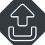 Thin, left, solid, octagon, sign, log, out, logout, log-out, signout, connection, go-out, disconnect, sign-out-thin icon