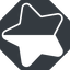 Thin, left, solid, octagon, star, rate, rating, half, star-half-thin icon