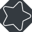 Thin, right, solid, octagon, star, rate, rating, star-thin, favorite icon